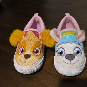 Paw Patrol Pink and Brown Kids Slippers